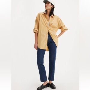 Levi’s Wedgie Straight dark wash jeans